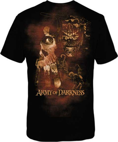 Army Of Darkness- Collage on a black shirt