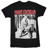 Eddie Cochran- On Stage on a black slim fit shirt