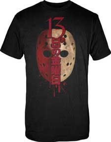 Friday The 13th- Japanese Movie Poster on a black shirt