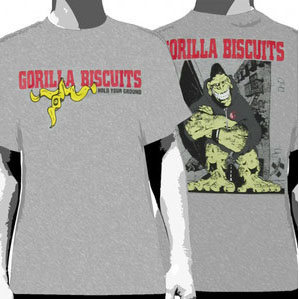 gorilla biscuits hold your ground shirt