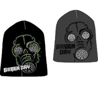 Green Day- Gas Mask reversable beanie