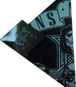 Guns N Roses- Appetite For Destruction on a black bandana