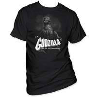 Godzilla- King Of The Monsters on a black shirt