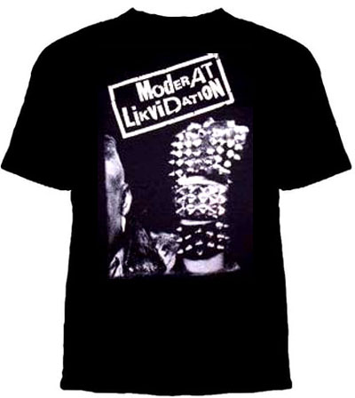Moderat Likvidation- Nitad on a black shirt (Sale price!)