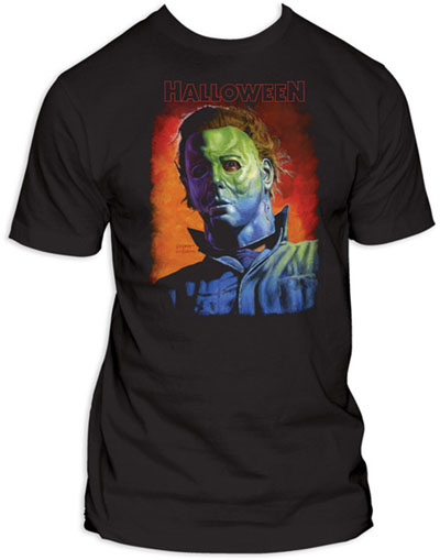 Halloween- Michael Myers on a black shirt (Sale price!)