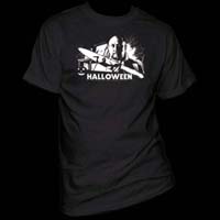 Halloween- Dr. Sam Loomis on a black shirt