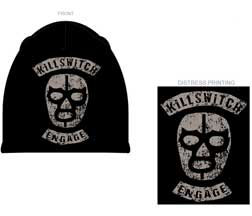 Killswitch Engage- Lucha Face on a black beanie