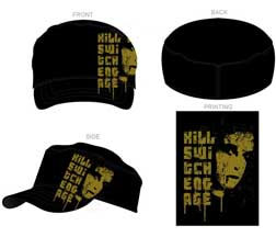 Killswitch Engage- Beat Up on a black military style cadet hat
