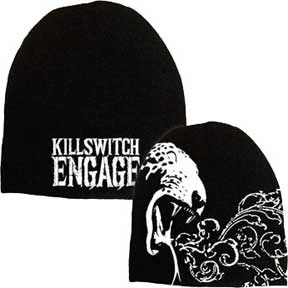 Killswitch Engage- Leopard on a black beanie