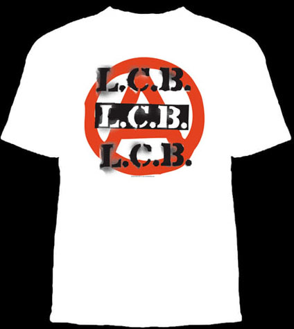 Lower Class Brats- Anarchy on a white shirt (Sale price!)