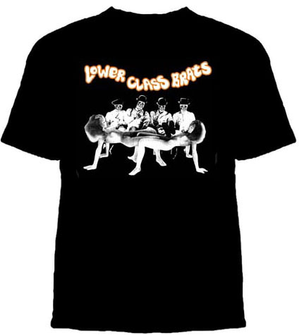 Lower Class Brats- Korova (Naked Girls Table) on a black shirt (Sale price!)