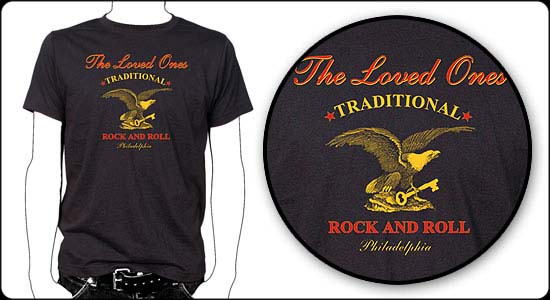 Loved Ones- Eagle on a black shirt (Sale Price!)