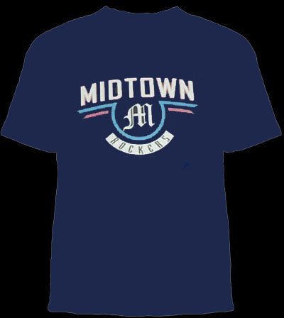 Midtown- Rockers on a navy shirt (Sale price!)