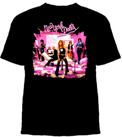 New York Dolls- One Day It Will Please Us... on a black shirt (Sale price!)