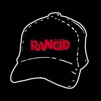 Rancid- Logo embroidered on a black baseball hat