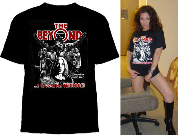 Beyond- ...E Tu Vivrai Nel TERRORE! on a black shirt