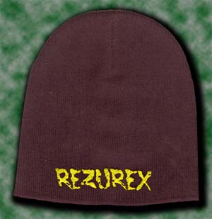 Rezurex- Logo embroidered on a black beanie (Sale price!)