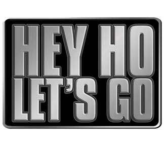 Ramones- Hey Ho Let's Go belt buckle (bb158)