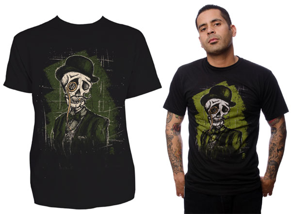 Chivalry on a black shirt by Steady Clothing