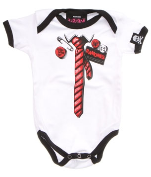 Ramones- All Dressed Up onesie (S:0-3m, M:3-6m, L:6-12m, XL:12-18m)