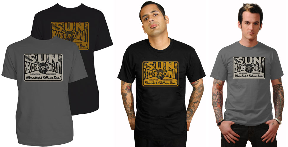 Sun Records- Bowtie Logo shirt by Steady Clothing  - SALE