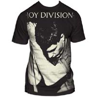 Joy Division- Ian Curtis subway print (Oversized full shirt image) on a black ringspun cotton shirt (Sale price!)