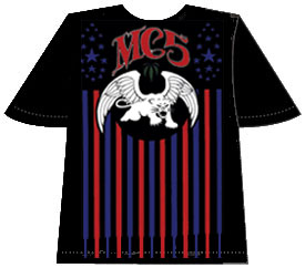 MC5- Panther Subway Print (Oversized Image) on a black shirt (Sale price!)