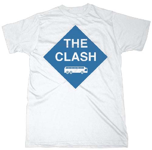 Clash- From Here To Eternity on a white shirt