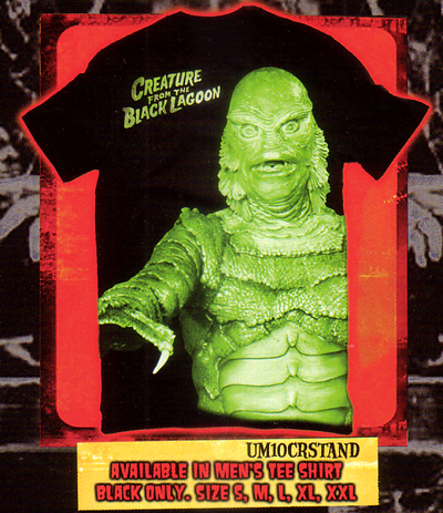 Creature From The Black Lagoon- Large Picture on a black shirt