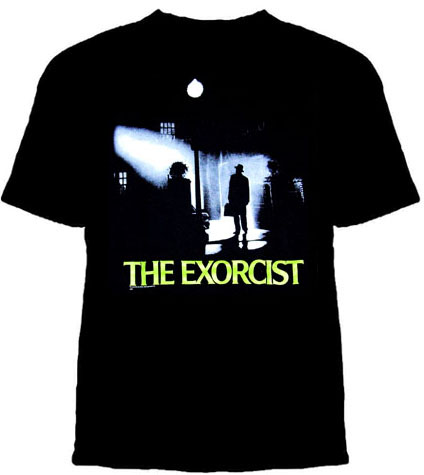 Exorcist- Streetlight on a black shirt