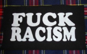Fuck Racism cloth patch (cp333)
