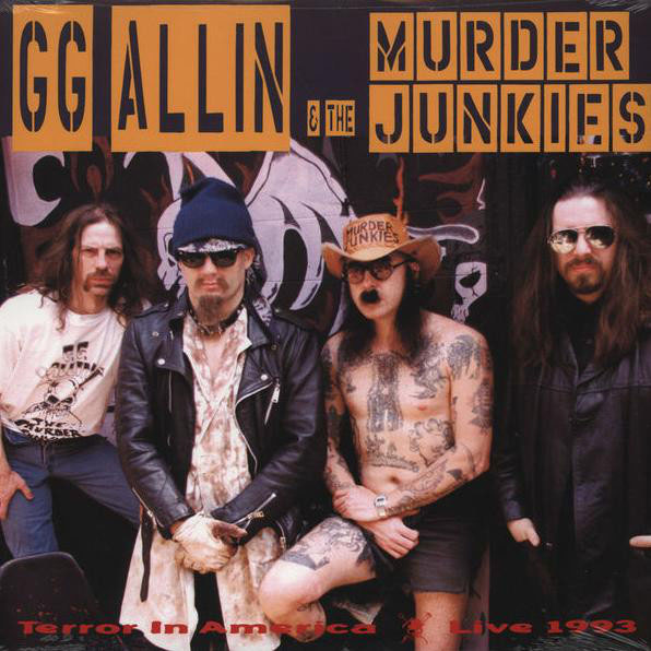 GG Allin- Terror In America, Live 1993 LP (Clear Green Vinyl)