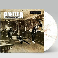 Pantera- Cowboys From Hell LP (White And Whiskey Brown Marble Vinyl)