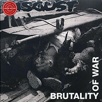 Disgust- Brutality Of War LP (Red With Splatter Vinyl)