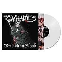 Casualties- Written In Blood LP (White Vinyl) (Sale price!)