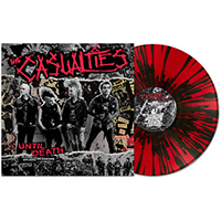 Casualties- Until Death, Studio Sessions LP (Red And Black Splatter Vinyl)