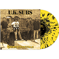UK Subs- Quintessentials LP (Yellow Splatter Vinyl) (Sale price!)