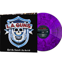 LA Guns- Riot On Sunset, The Best Of LP (Purple Marble Vinyl)
