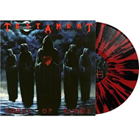 Testament- Souls Of Black LP (Red With Black Splatter Vinyl)