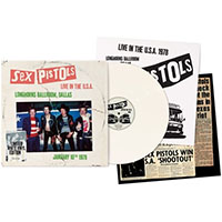 Sex Pistols- Live In The USA, Longhorns Ballroom Dallas 1978 LP (White Vinyl)