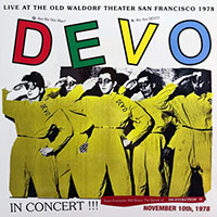 Devo- Live At The ld Waldorf Theater San Francisco 1978 LP