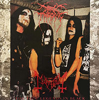 Darkthrone/Mayhem- The True Legends In Black LP (Color Vinyl)