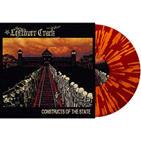 Leftover Crack- Constructs Of The State LP (Orange & Red Splatter Vinyl)