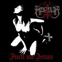 Marduk- Fuck Me Jesus 12" (White Marble Vinyl, Screened B-Side)