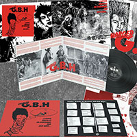GBH- Leather, Bristles, No Survivors And Sick Boys... LP (Puke N Vomit Records Version, Red Cover)