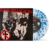 Bad Religion- Public Service Comp Tracks 1981 7" (Clear With Blue Splatter Vinyl)