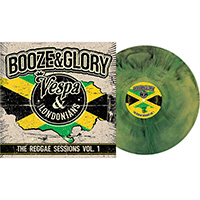 Booze & Glory- The Reggae Sessions Vol 1 12" (Mustard & Evergreen Galaxy Vinyl)