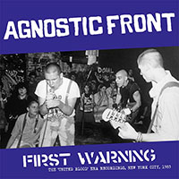 Agnostic Front- First Warning, The United Blood Era Recordings, NYC 1983 LP (Blue Vinyl)