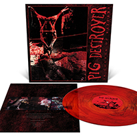 Pig Destroyer- 38 Counts Of Battery LP (Red Black Smoke Marble Vinyl)