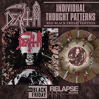 Death- Individual Thought Patterns LP (Silver Foil Cover, White Inside Black Ice Splatter Vinyl)